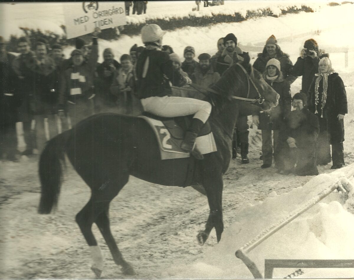 Första segern för Stall Örtagård – genom Expedit - 1979. Foto Stefan Uppström